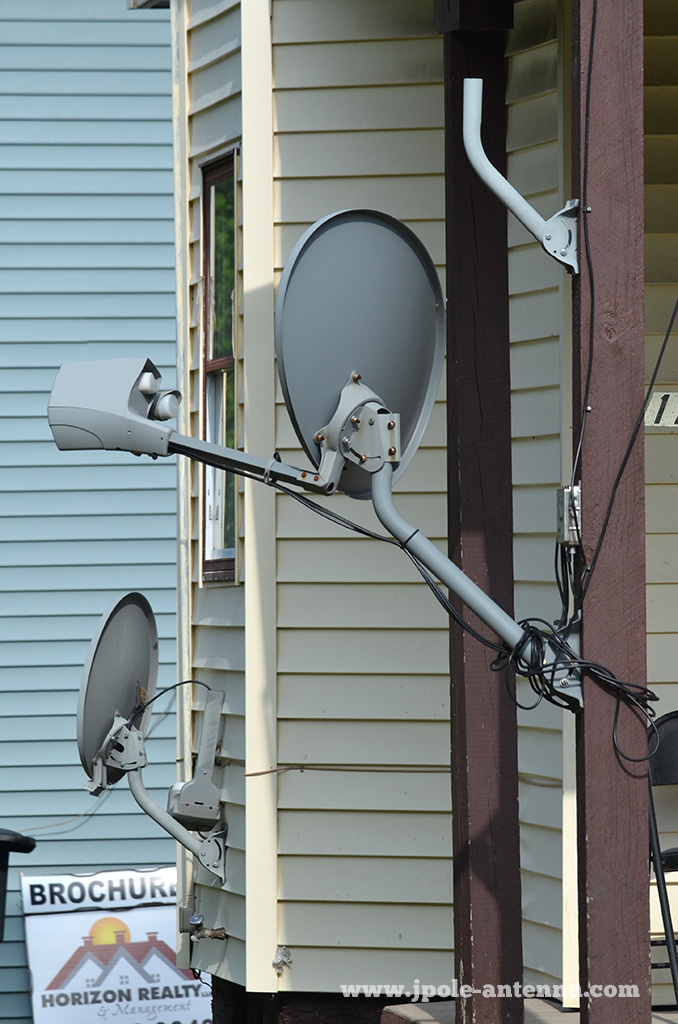 thumbnail image 2 of Adjustable Outdoor TV Antenna / Satellite Dish J Pole Mount Base Tripod – DirecTV Compatible 2 of 6