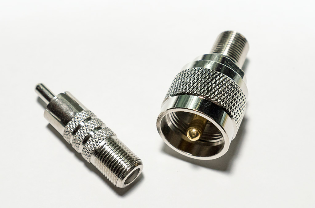 RCA Male to F Female and PL259 to F Female Adapter Kit KB9VBR JPole