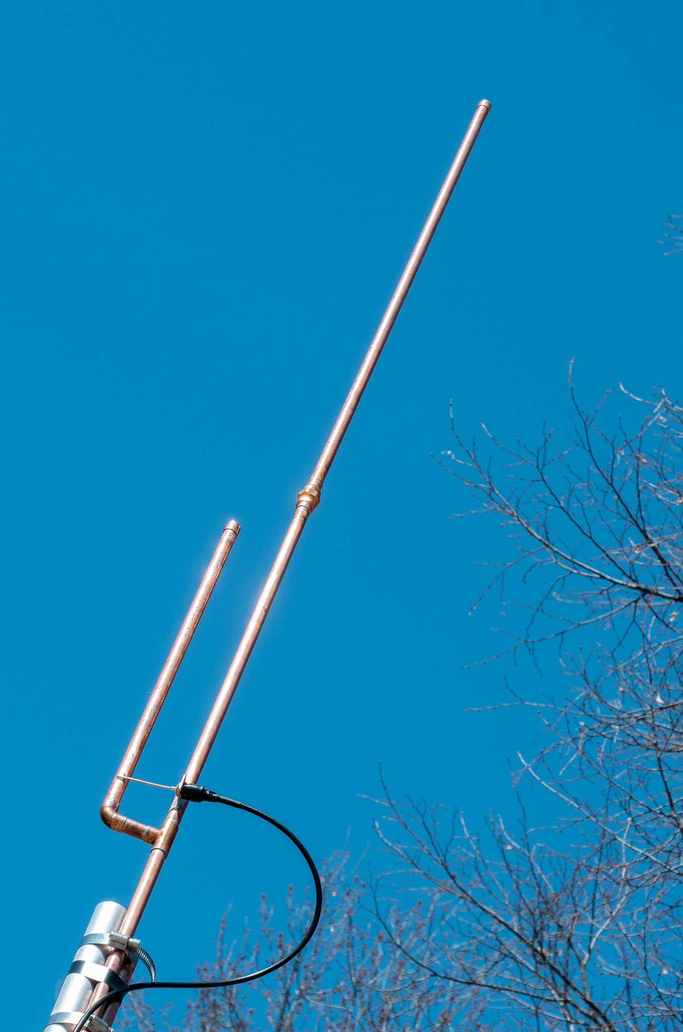 2 Meter Amateur Radio J-Pole Antenna