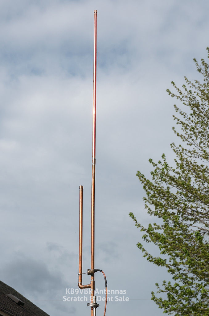 Premium KB9VBR J-Pole Base Antenna 2 meter dual band amateur ham radio scanner 