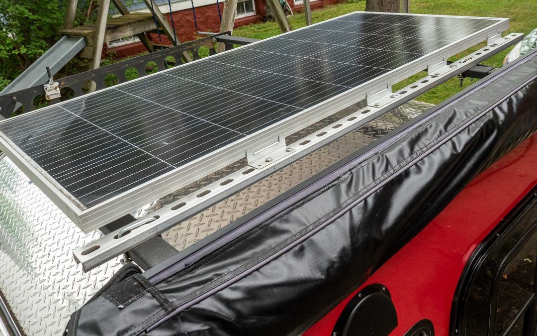 Teardrop Trailer Solar Panel Power System Update