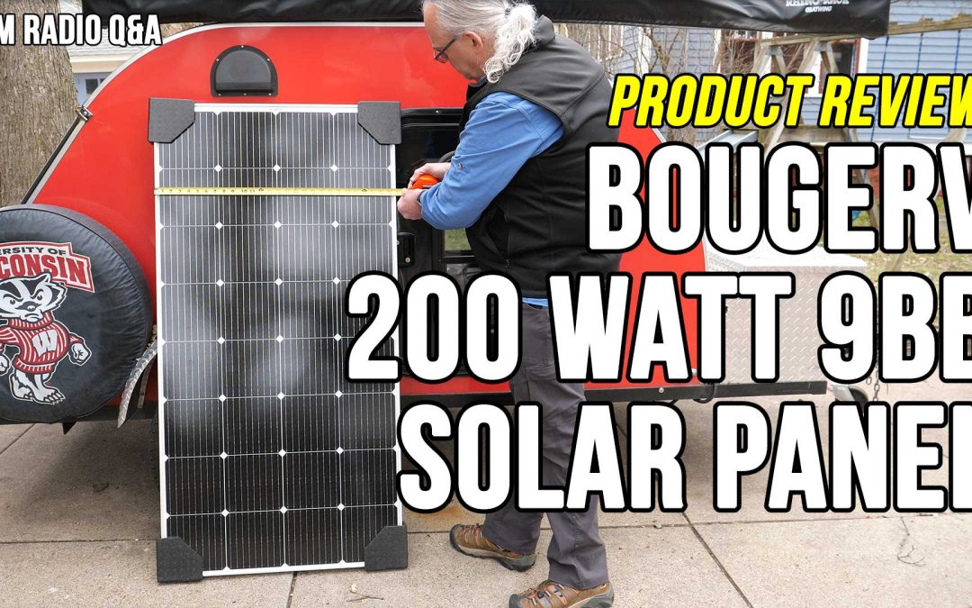 BougeRV 200 watt 9BB solar panel review – 9 bus bars is better