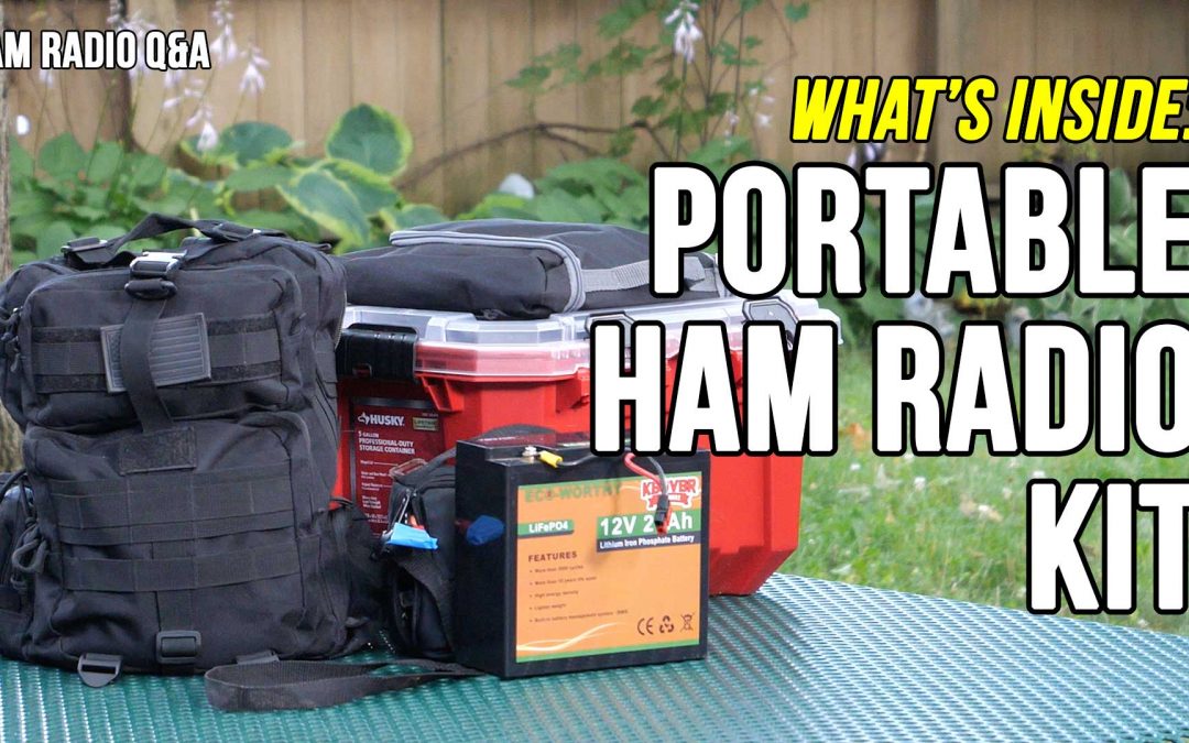 My HF ham radio portable kit: 2022 edition