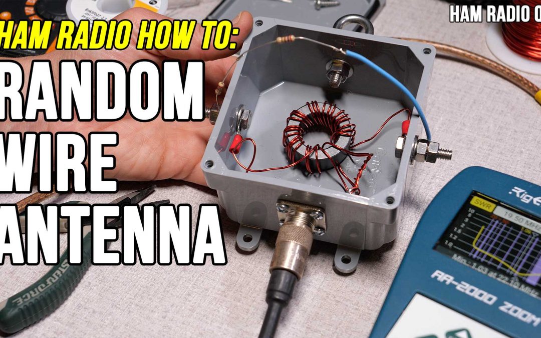 Build a random wire end fed antenna and make amazing contacts