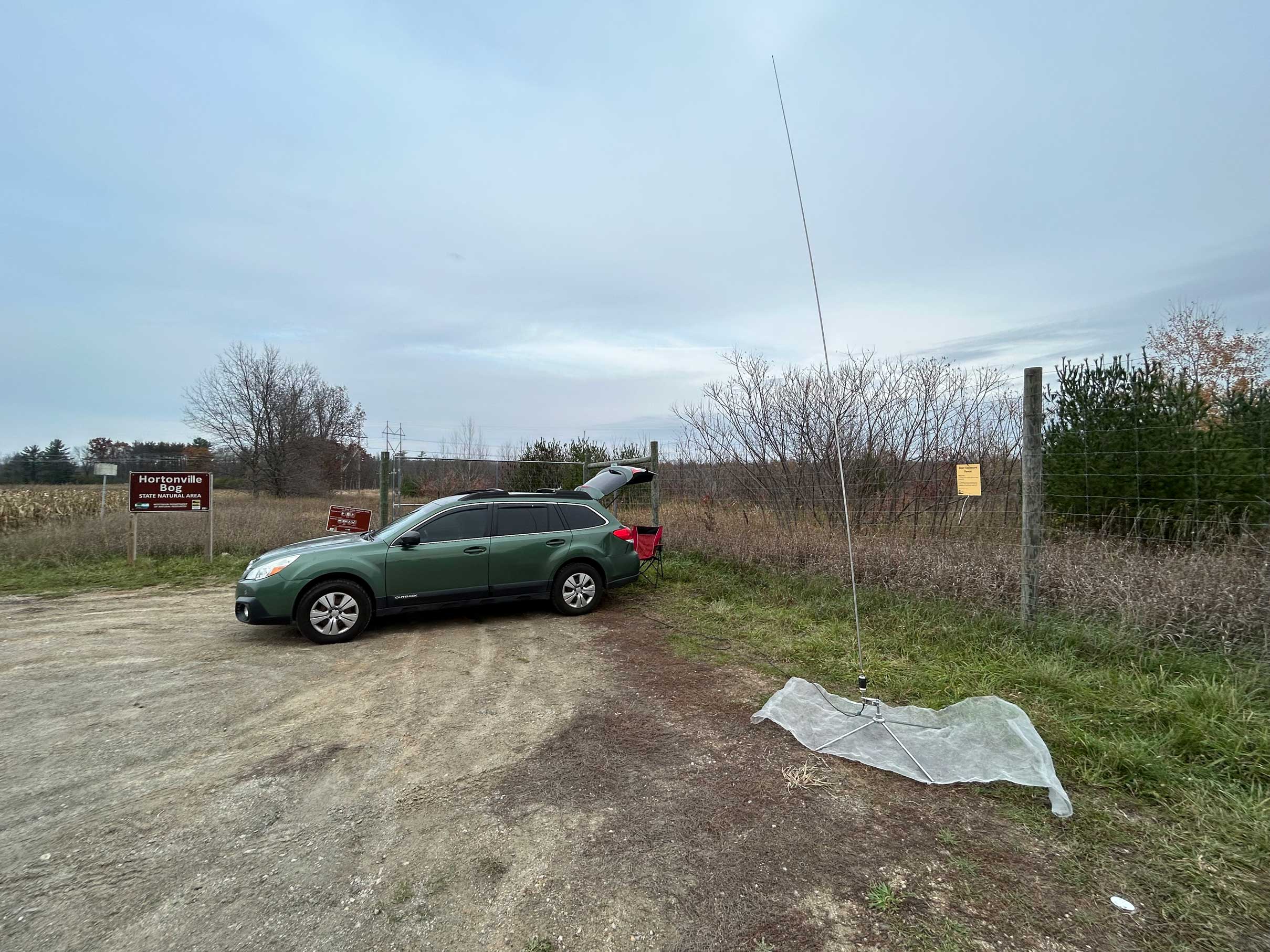 Activation Log Hortonville Bog KB9VBR Antennas