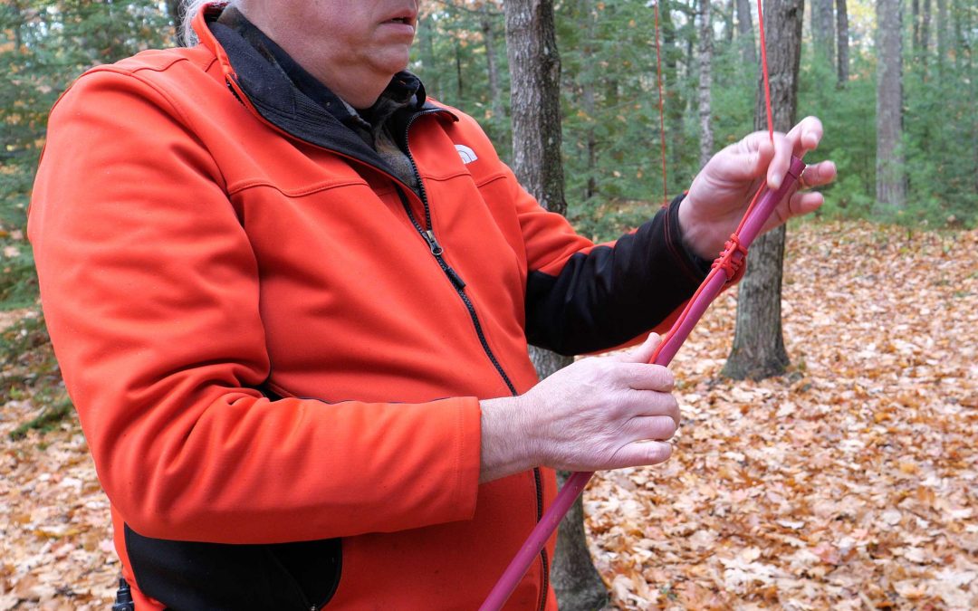 How to hang an antenna in a tree: Tying the Pipe Hitch Knot